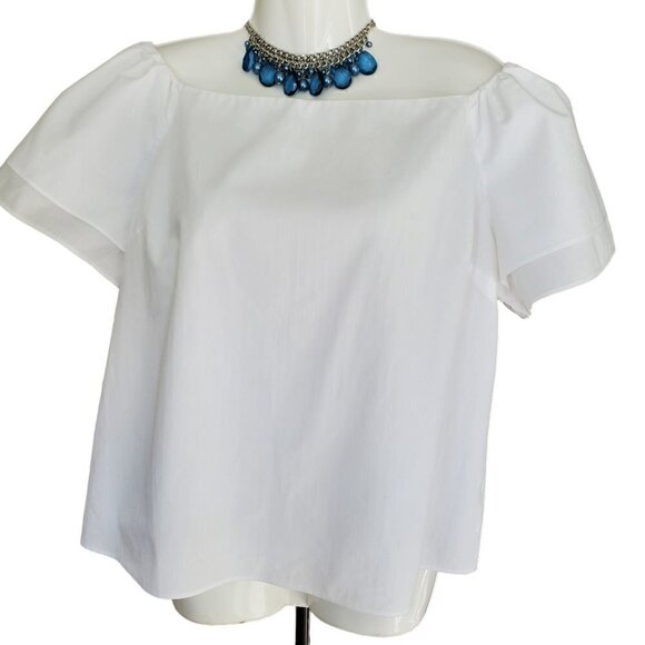 APT. 9 SQUARENECK PUFF SLEEVE TOP SIZE LARGE - Picture 1 of 8
